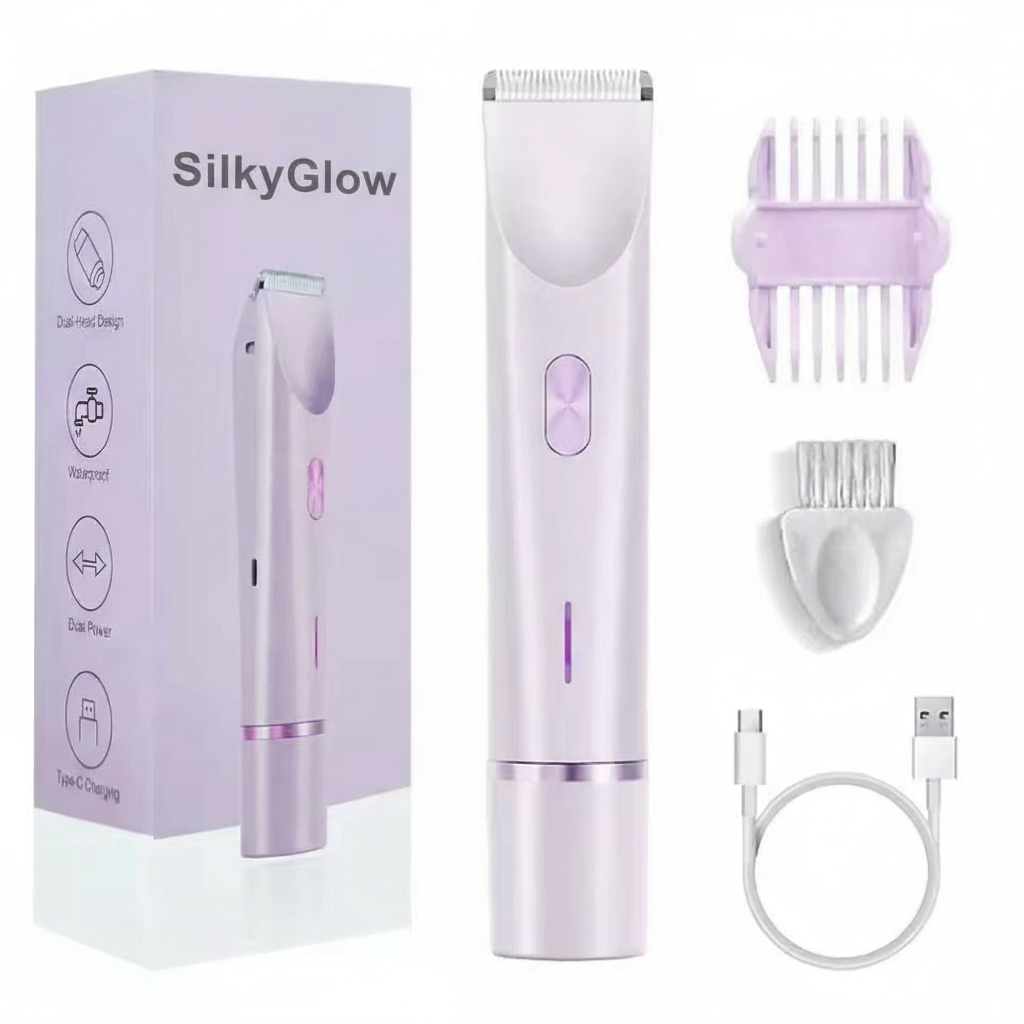 SilkyGlow﻿: depiladora femenina 2 en 1