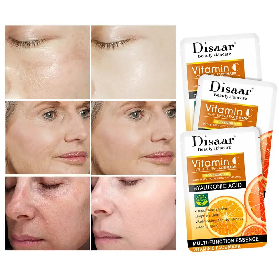 Máscarilla Facial Con Ácido Hialurónico