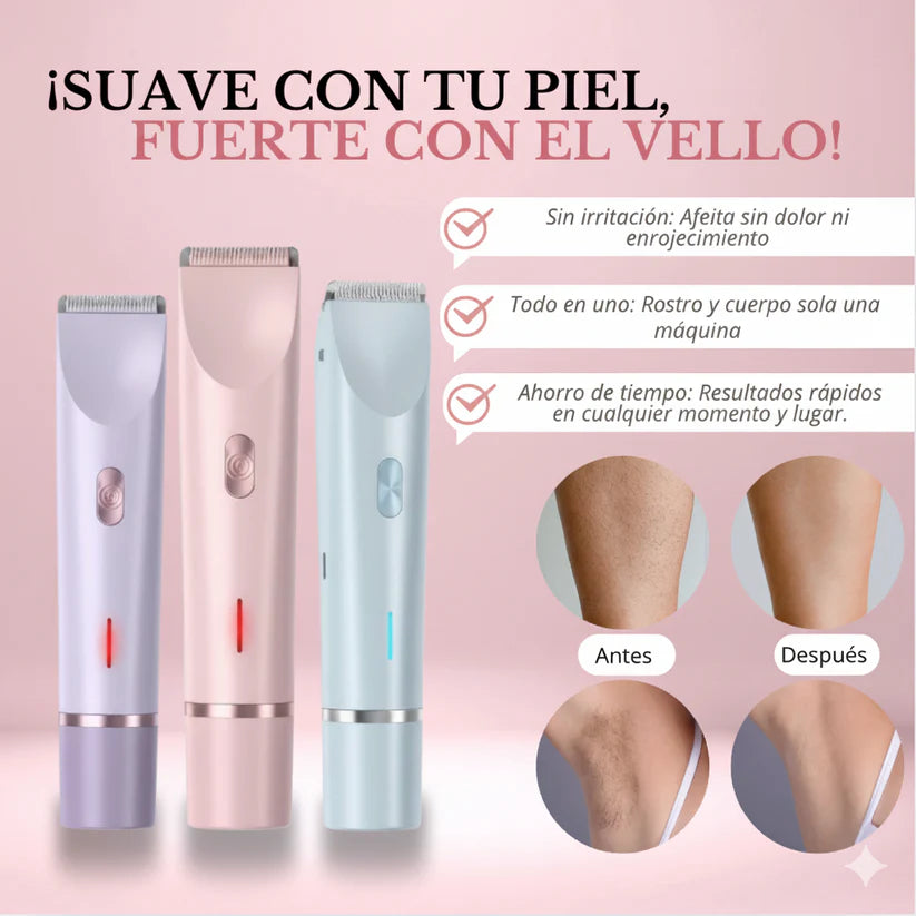 SilkyGlow﻿: depiladora femenina 2 en 1