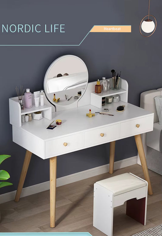 Organizador de Maquillaje Espejo + Luz