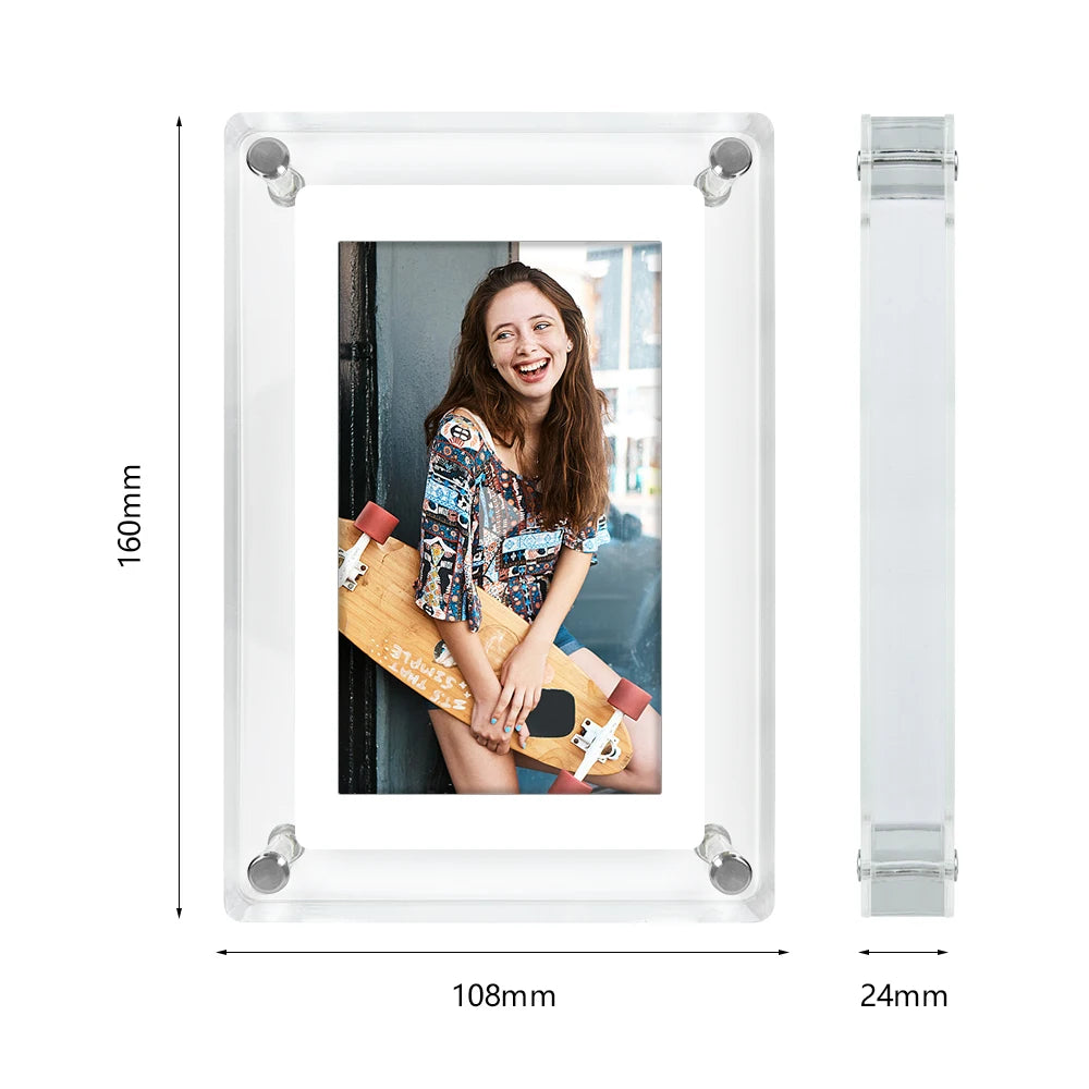 5 inch digital photo frame with HD Display and Auto Slideshow